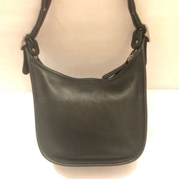 Coach vintage black leather legacy Janice bag 9950